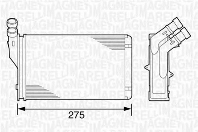 MAGNETI MARELLI 350218221000 -  Теплообменник, отопление салона